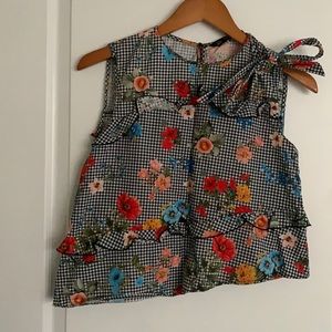 Zara Floral Top